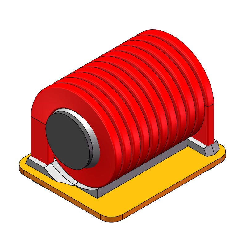 flat-wire rod inductor